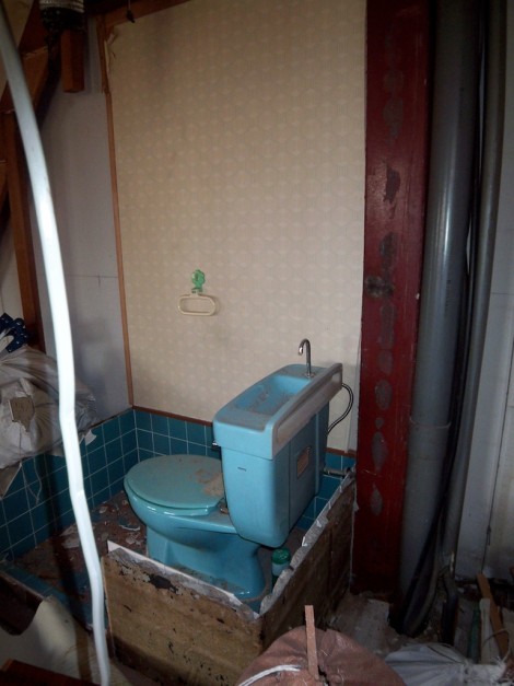 トイレ解体